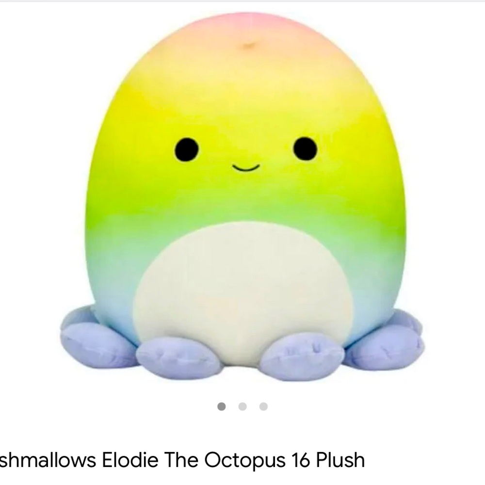 Squishmellow octopus 16” plush